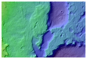 Possible MSL Landing Site in Holden Crater