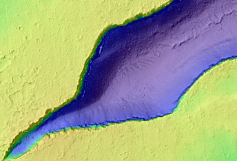Small Volcano in Tharsis Region