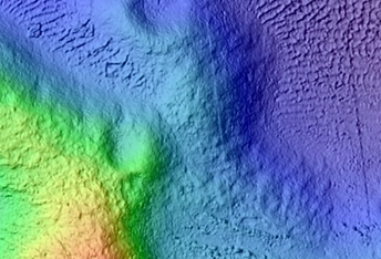 Southern Hemisphere Crater with Possible Phyllosilicates