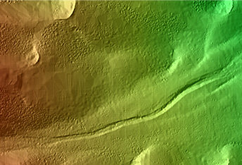 Matara Crater Large Dune Gully