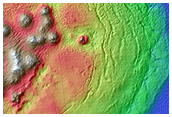 Flow Boundary in Elysium Planitia