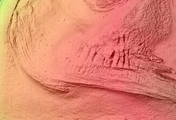 Deep Crevasses in Glacier-Like Form