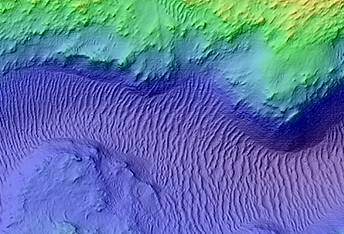 Possible Future Landing Site Near Eastern Valley of Jezero Crater