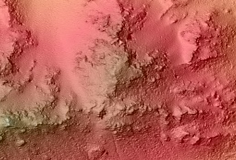 Gullies in Central Peak of Hale Crater