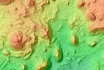 Deposits in Crater Depression