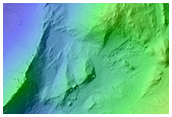 East Melas Chasma Landslide Scarp