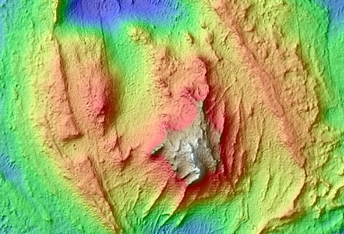 Surface Morphology on Floor of Antoniadi Crater
