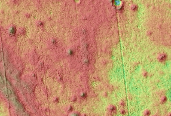 Landforms in Utopia Planitia 
