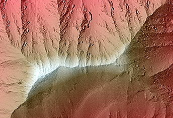 Dunes on Slope in CTX Image