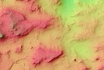 Well-Exposed Southern Portion of Hargraves Crater Ejecta Blanket