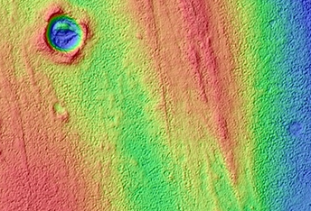Complex Ridge in Utopia Planitia