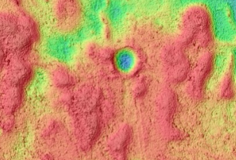 Landforms in Utopia Planitia