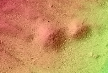 Valleys in Crater Northeast of Argyre Planitia