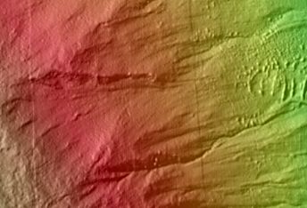 Gullies on Western Wall of Nier Crater