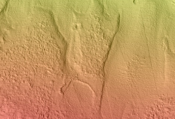 Eroded Debris Covered Glaciers in Protonilus Mensae