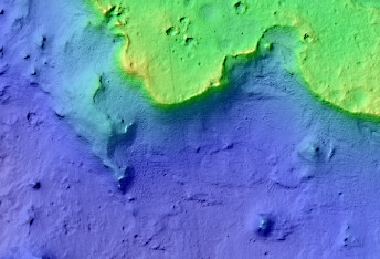 Layered Terrain Near Mawrth Valles Phyllosilicates