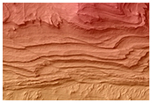 Faulting within the Layered Deposits in Candor Chasma