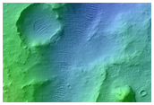 Layering and Dark Mantle Along Tributary to Mawrth Vallis