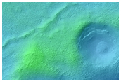 Gullies and Craters on the Floor of Newton Basin