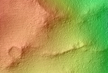 Tyrhenna Terra Crater Rim with Hydrated Minerals 