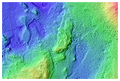 Clays Exposed in Channels along West Ladon Valles