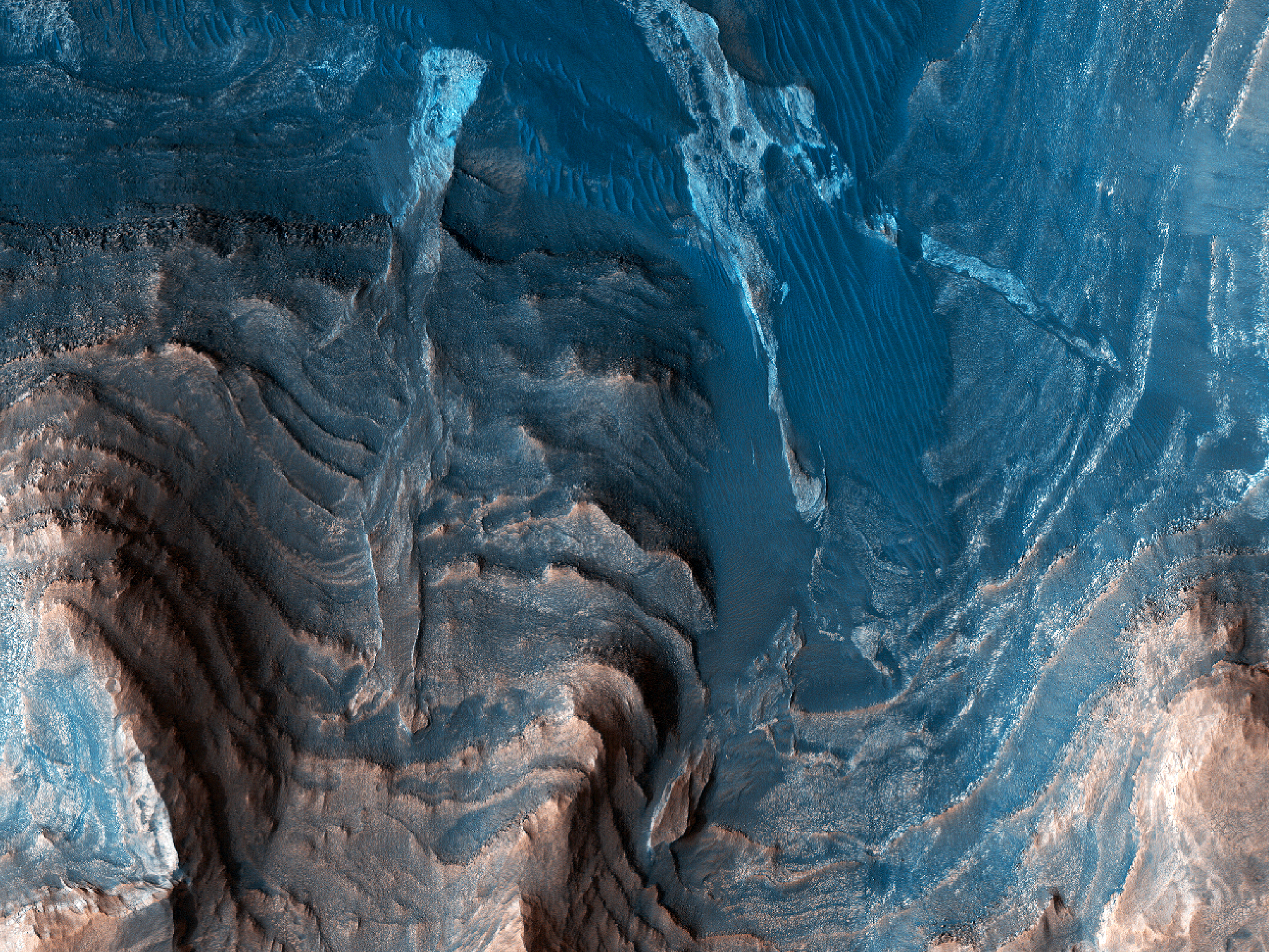 El Gran Canyó del cràter Gale