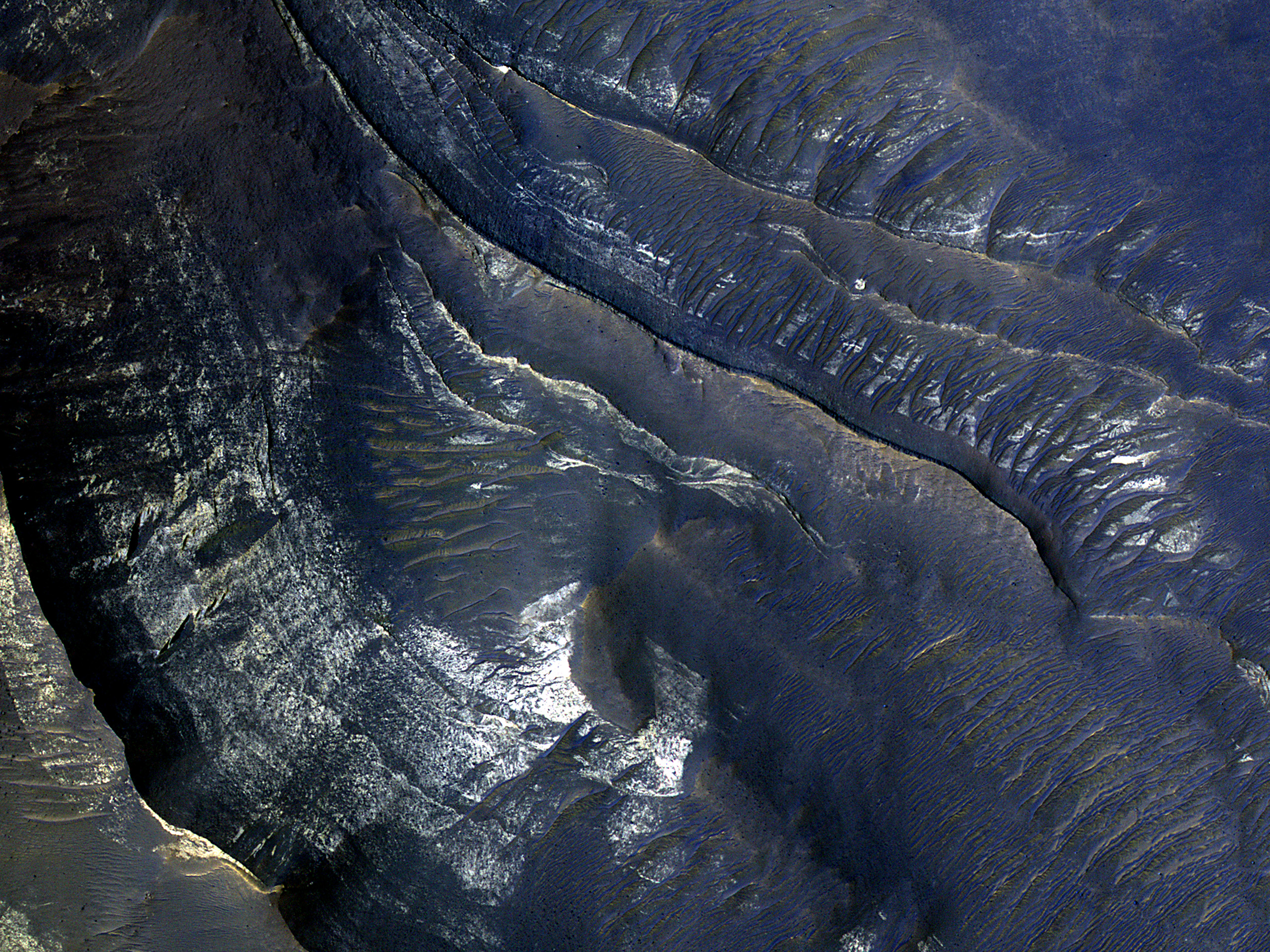 A Sequence of Beauty in Terby Crater