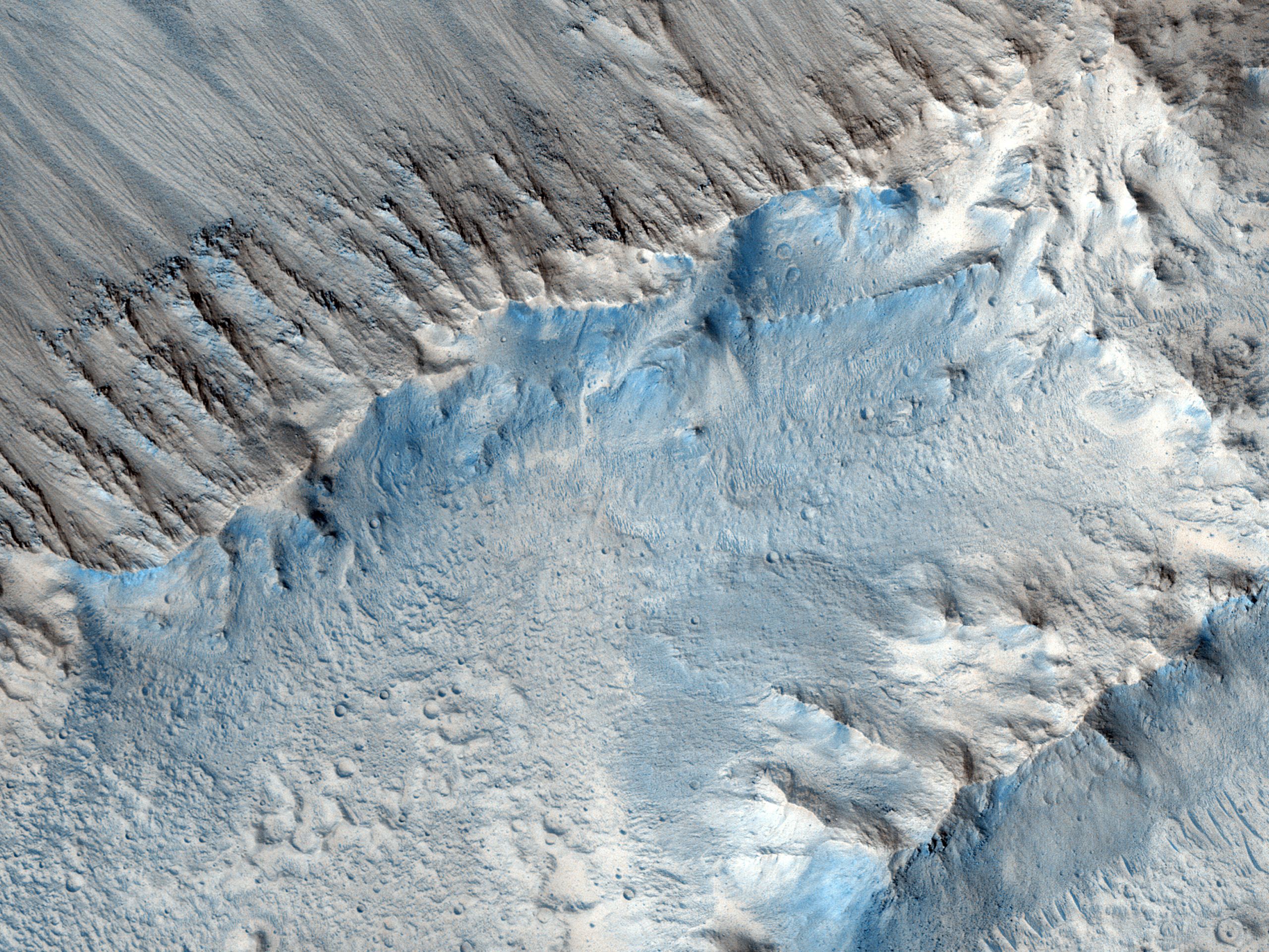 Procesos de impacto en el cráter Santa Fe