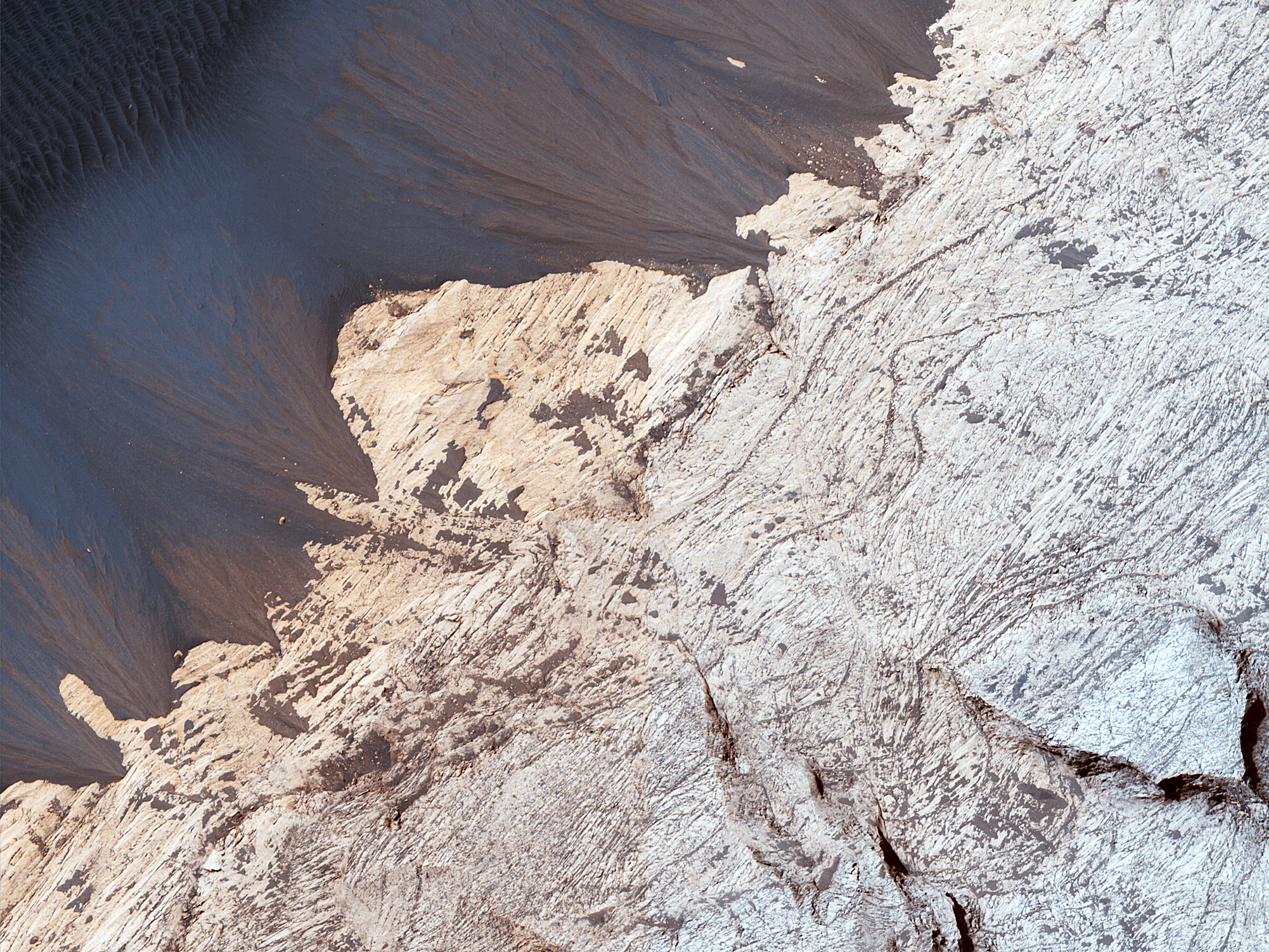 A Layered Mound in Juventae Chasma