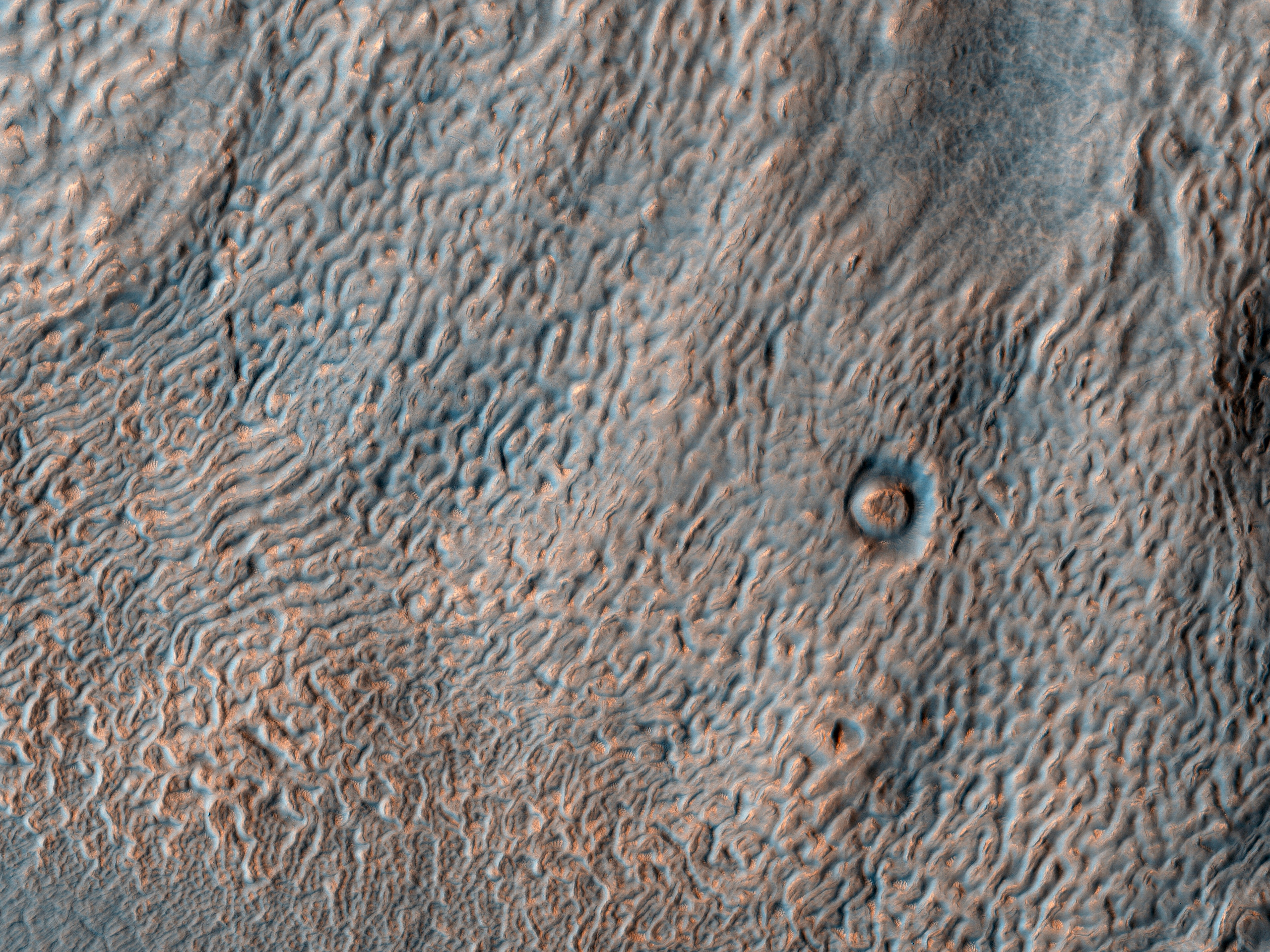 Textures in Deuteronilus Mensae