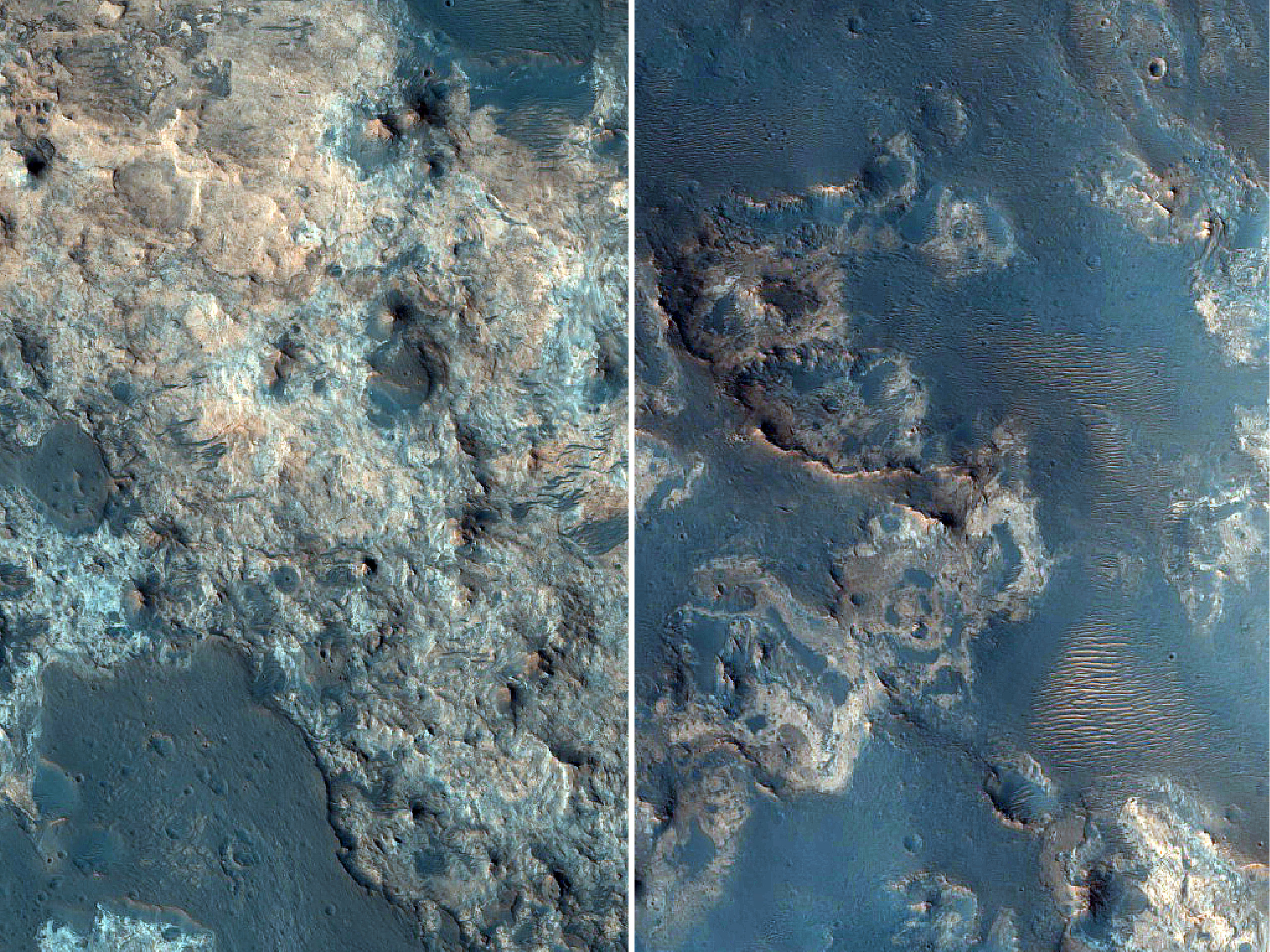 I fantastici colori della Mawrth Valles