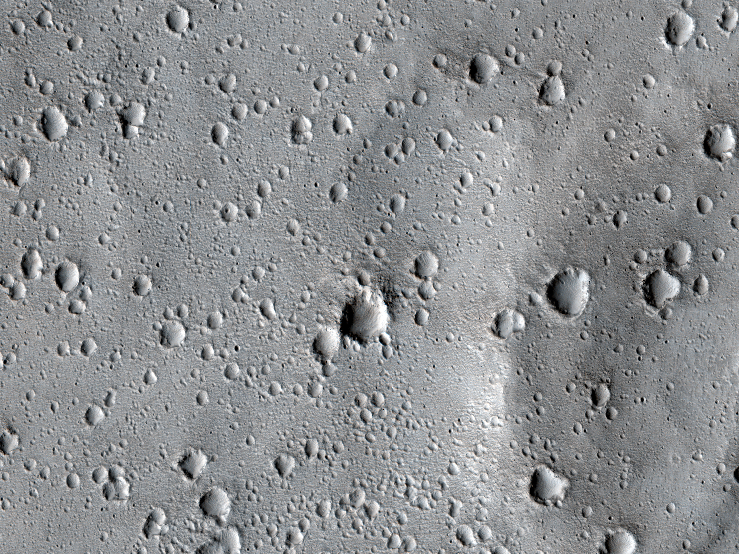 Un raggio dal cratere Gratteri 