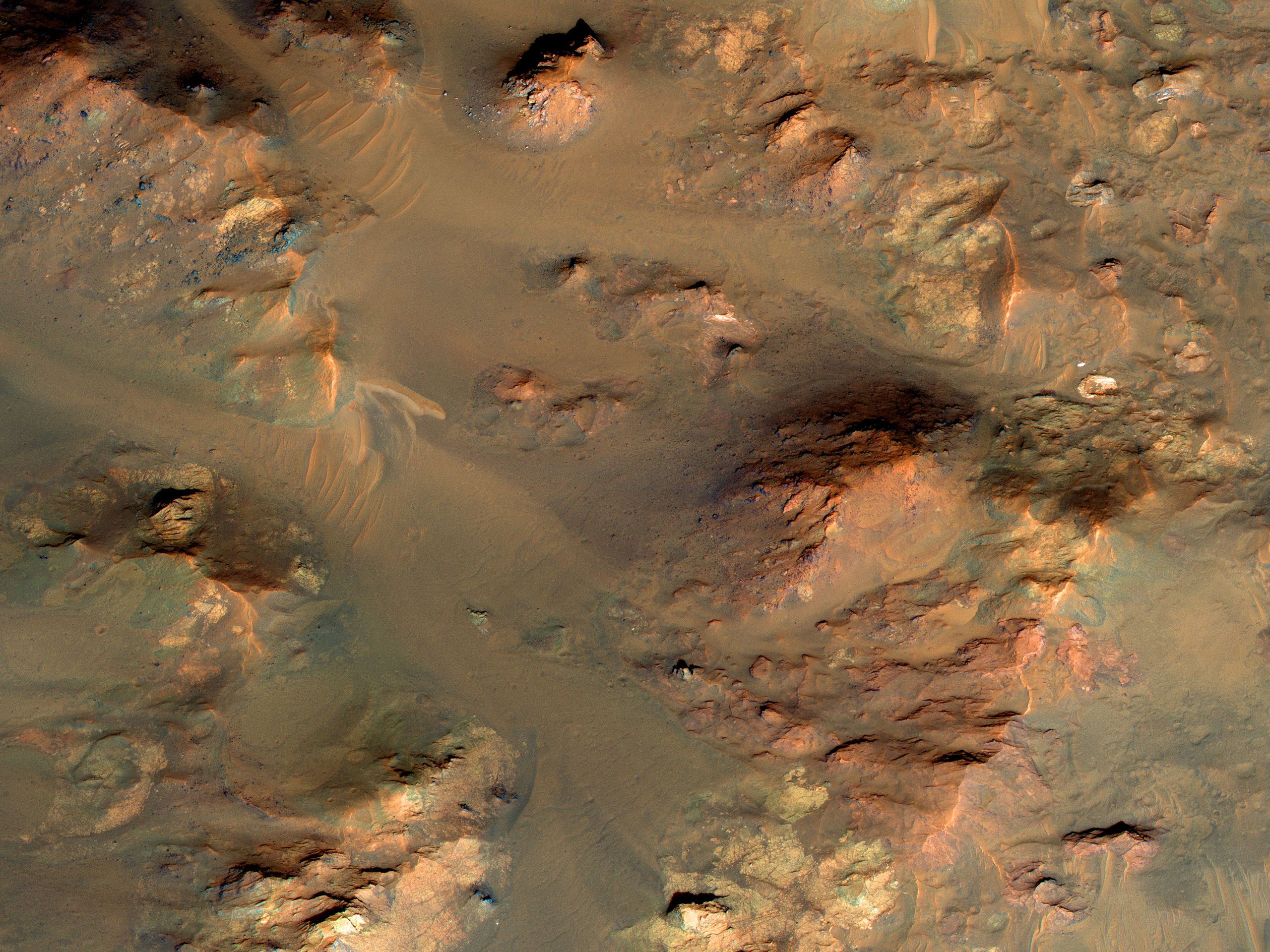 An Oblique View of Uplifted Rocks