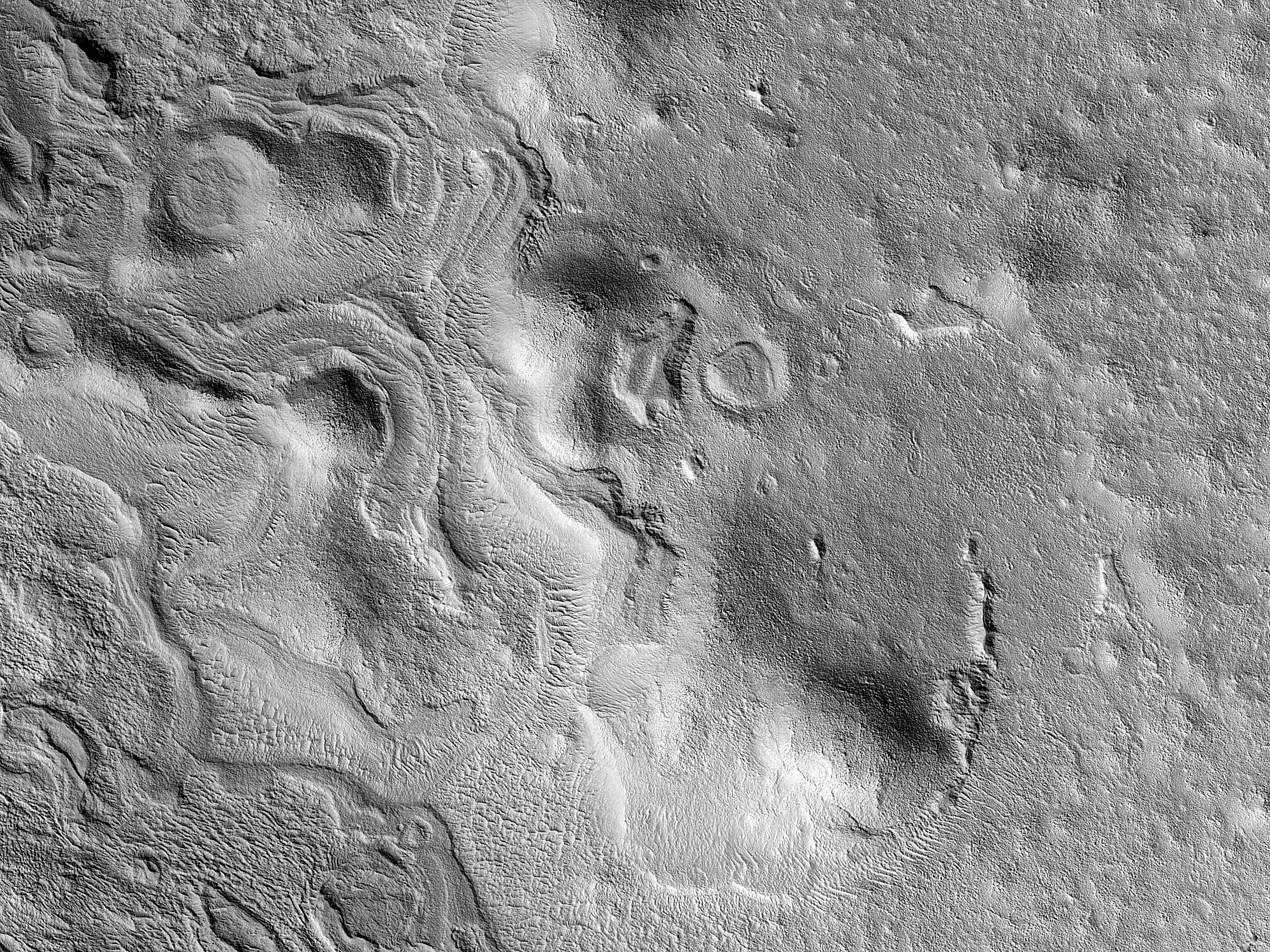 Layers in Center of Cerulli Crater