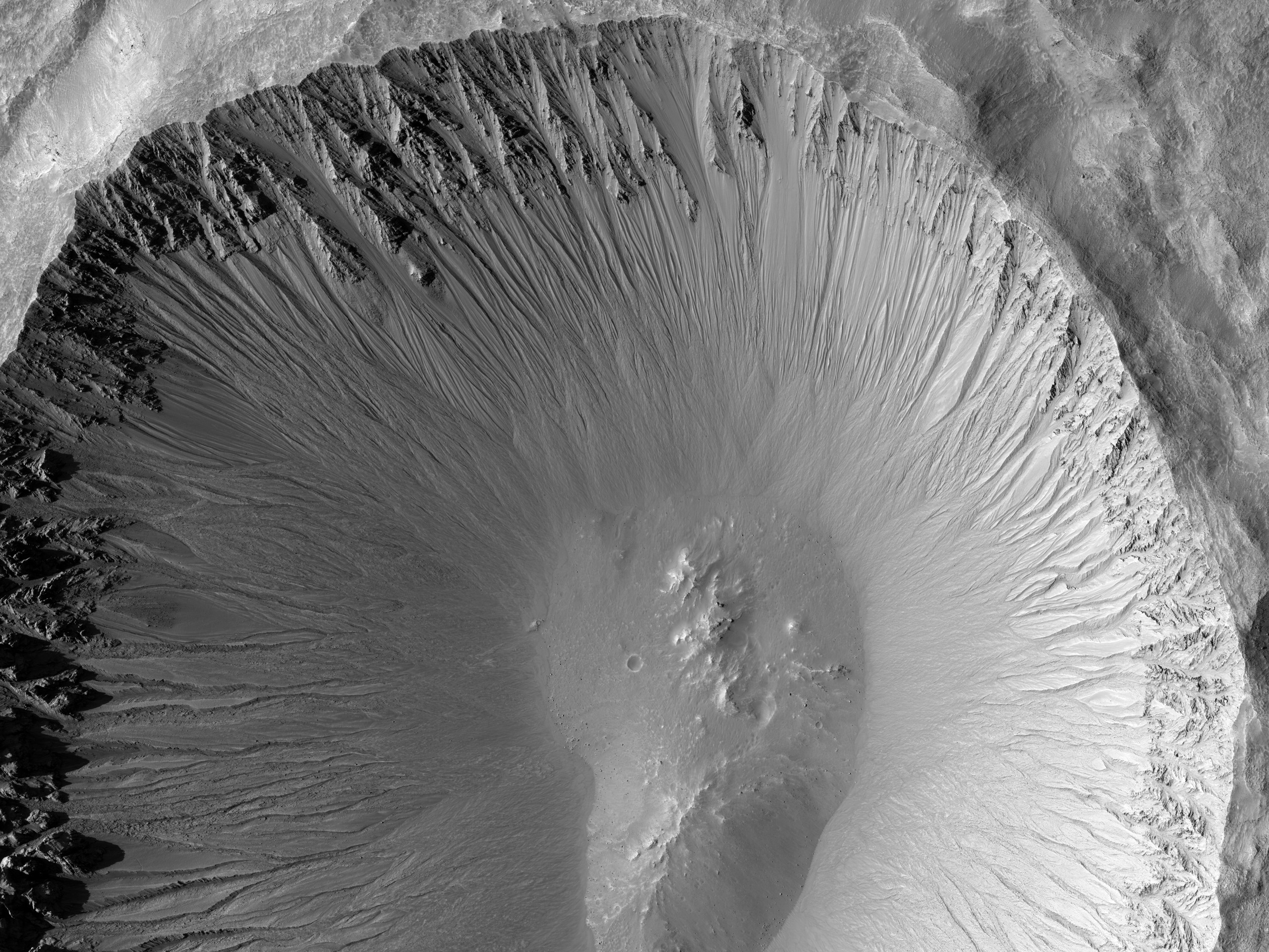 A Youthful Crater in the Cydonia Colles Region