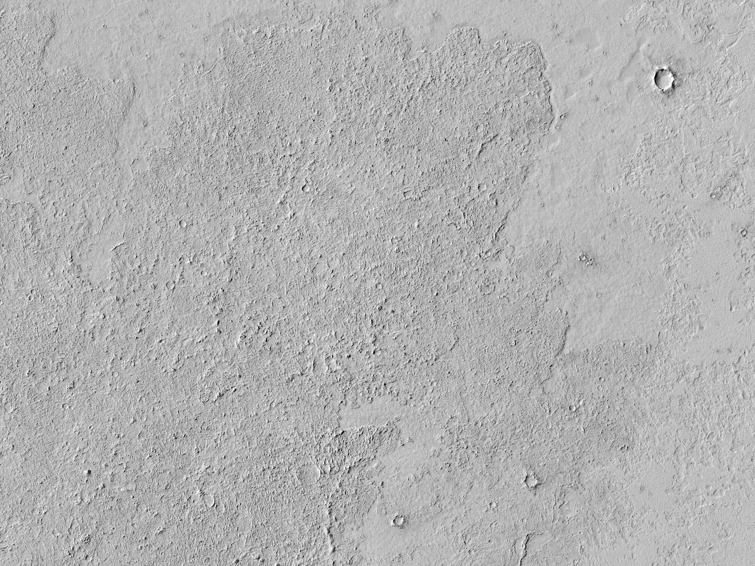 Lavastroomfront in Elysium Planitia
