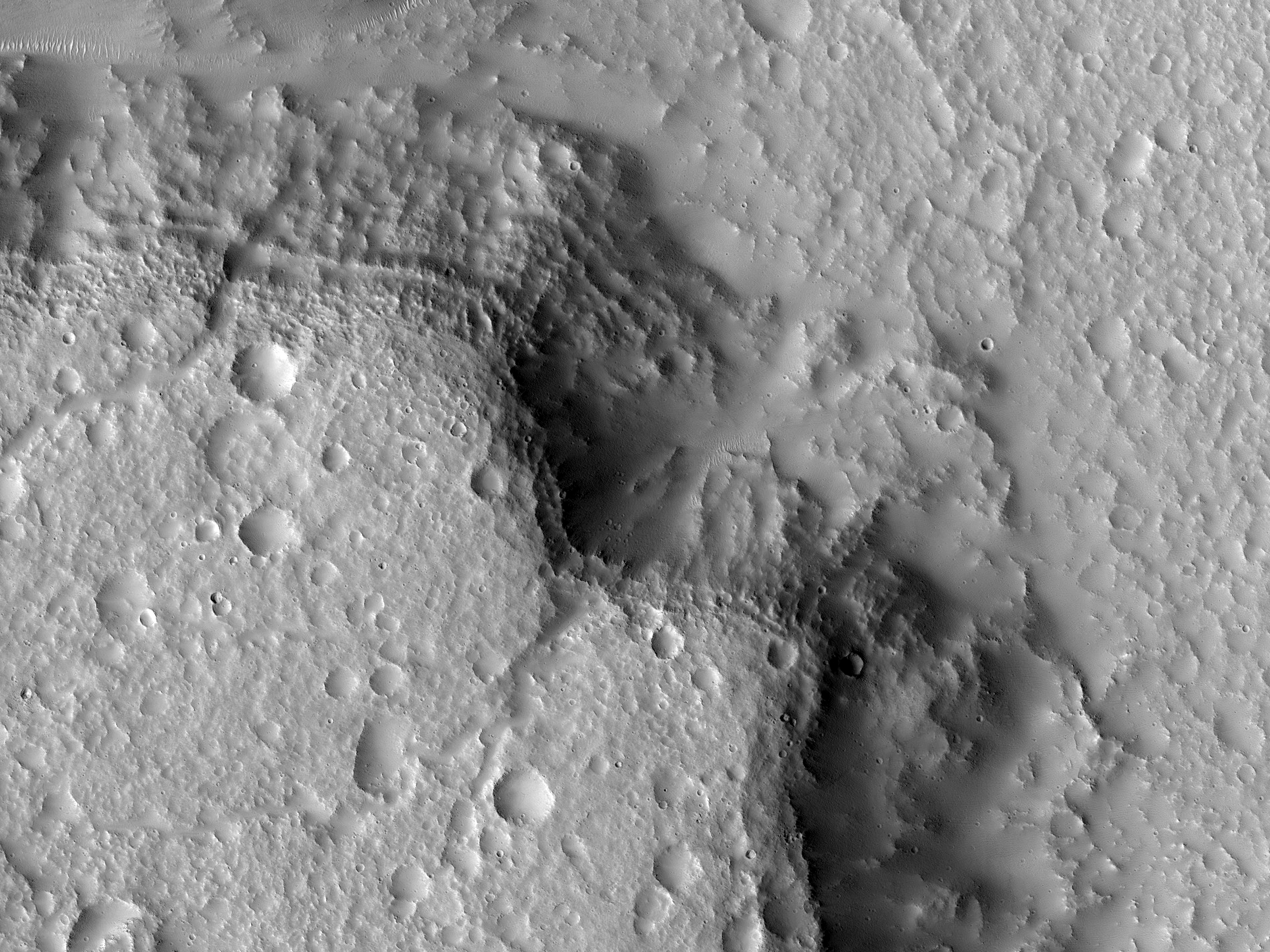 Mars yüzeyindeki antik katmanlar