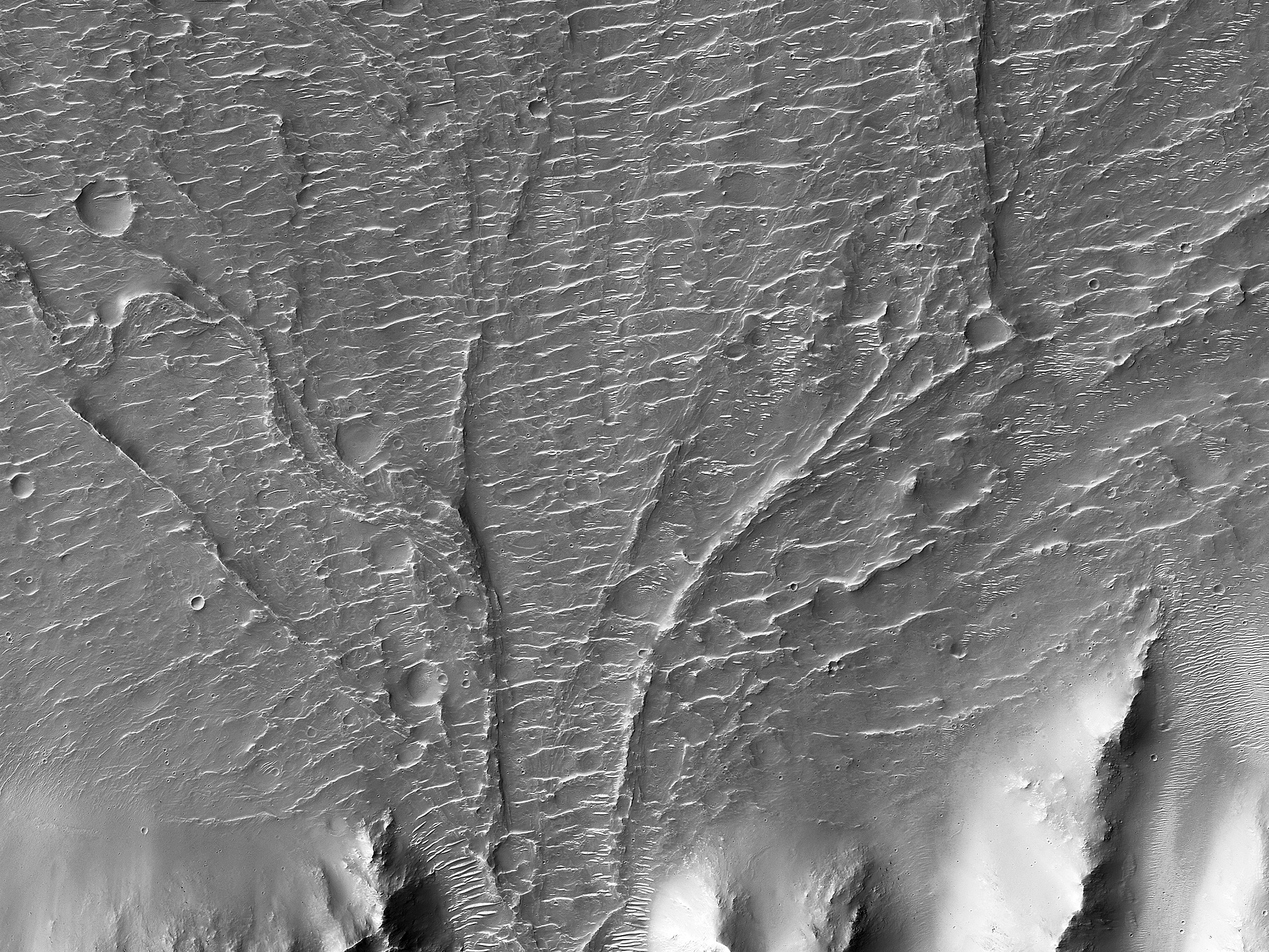 An Alluvial Fan in a Low-Latitude Crater