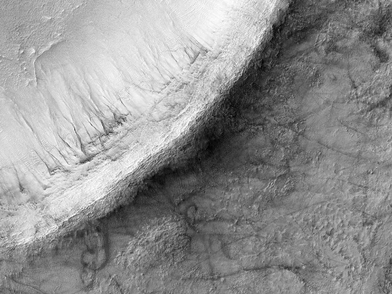 Krater in Terra Sirenum