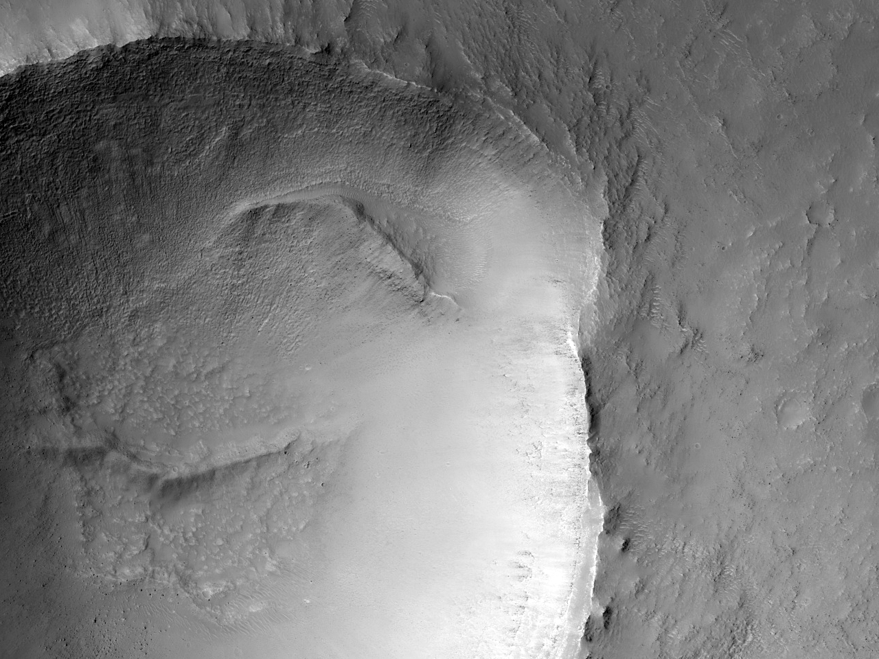 Crateres in Terra Sirenum