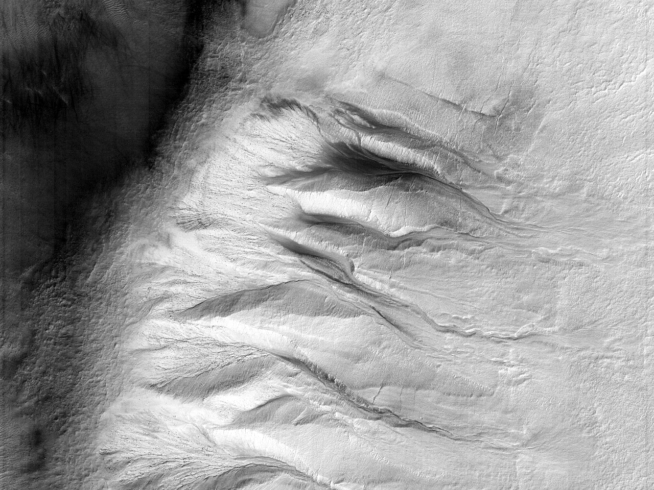 Abhang in Hellas Planitia