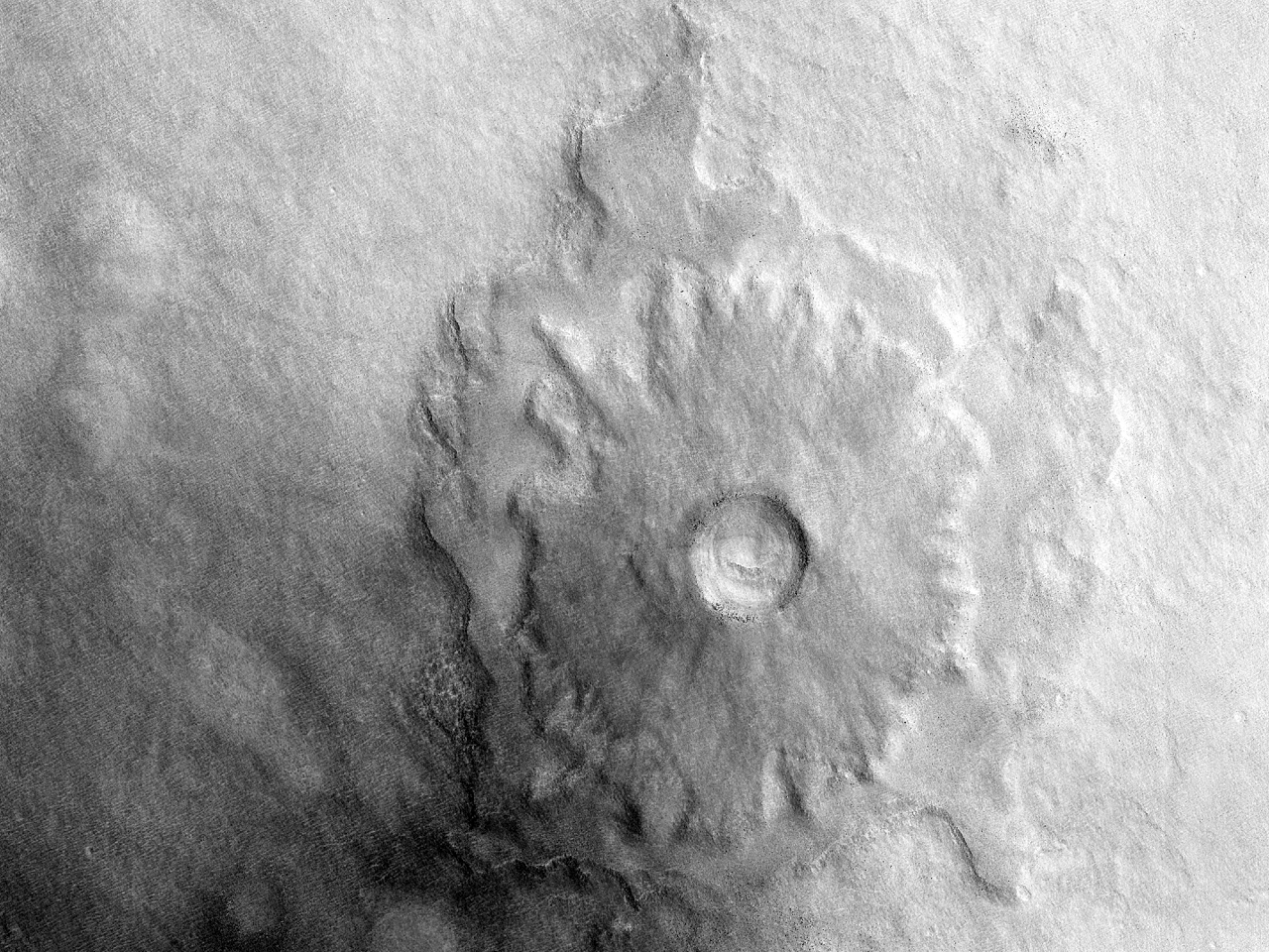 Un cratere a piedestallo a doppia stratificazione