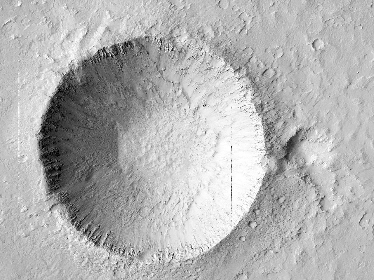 Καλοδιατηρημένος Μετεωρικός Κρατήρας διαμέτρου 3 χλμ