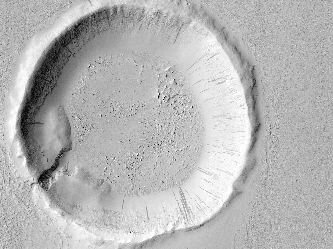 在玛斯的火山口 (Marte Vallis)