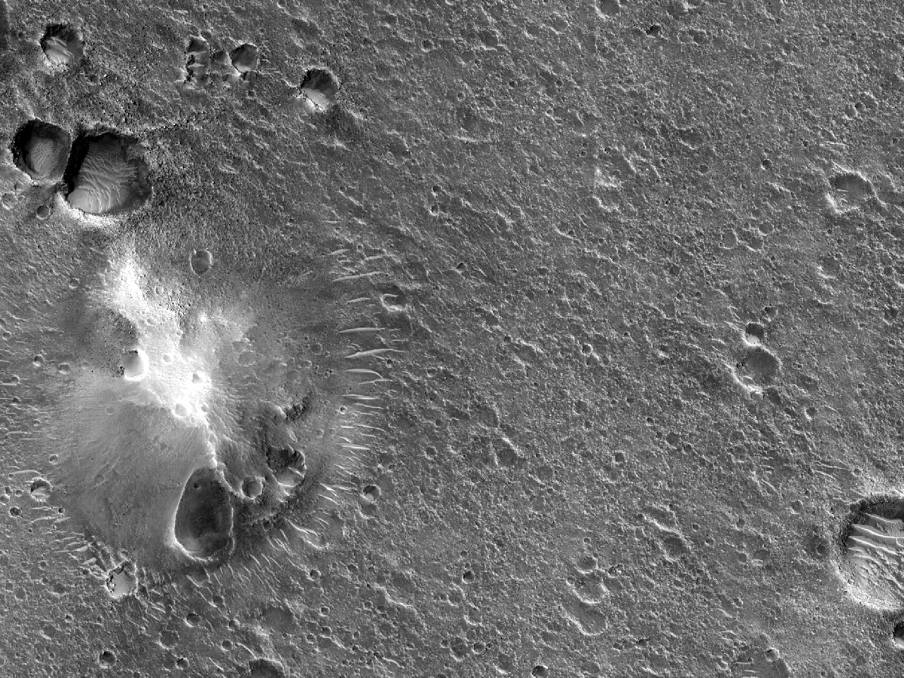 Terreno ao oeste de Mawrth Vallis
