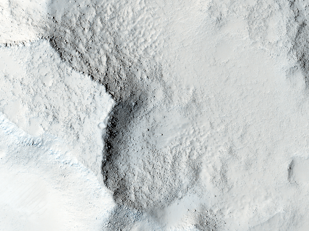 平原上的小岩岛 (Utopia Planitia)
