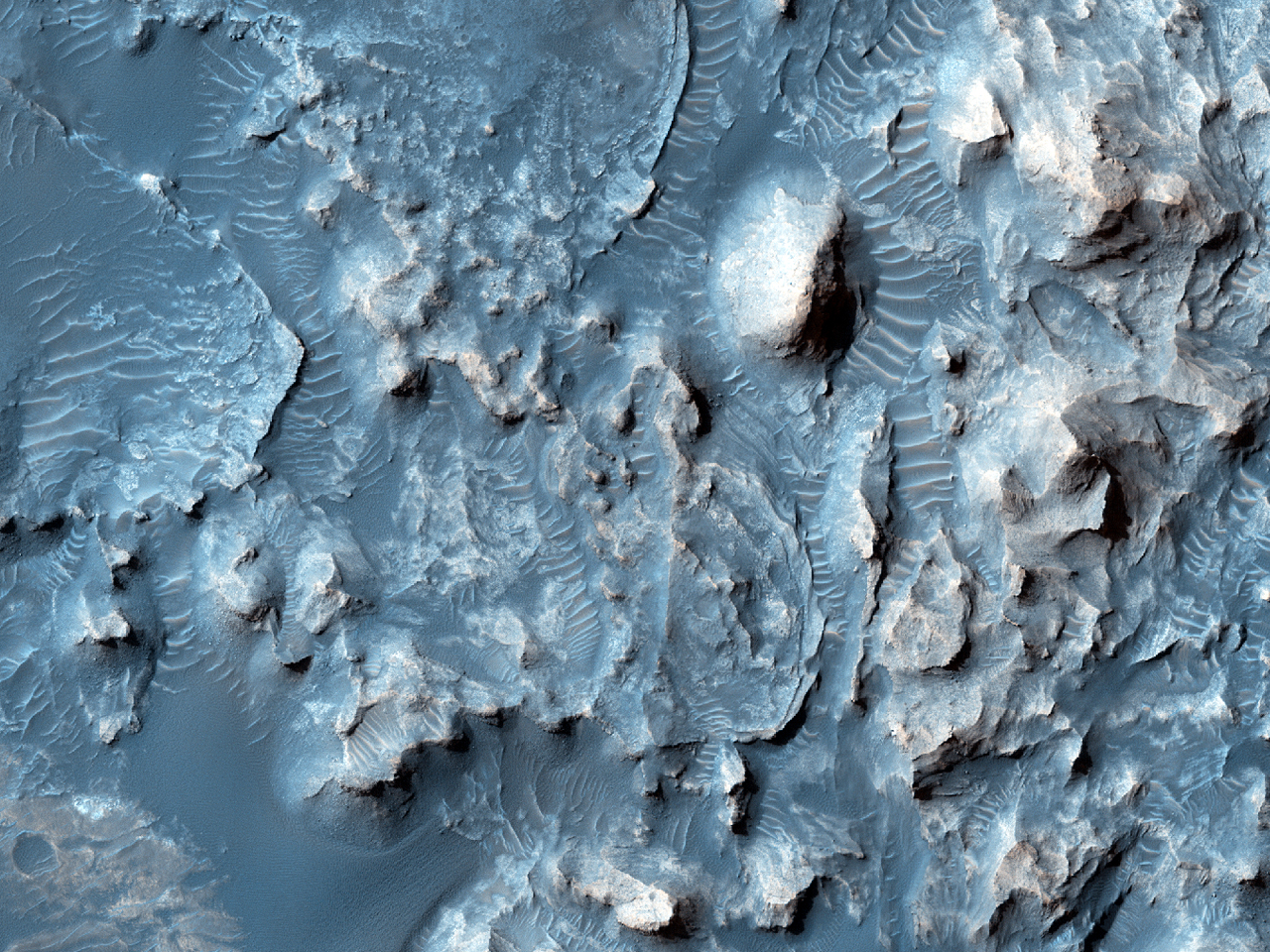 Terra speciosa in Plani Meridiani cratere