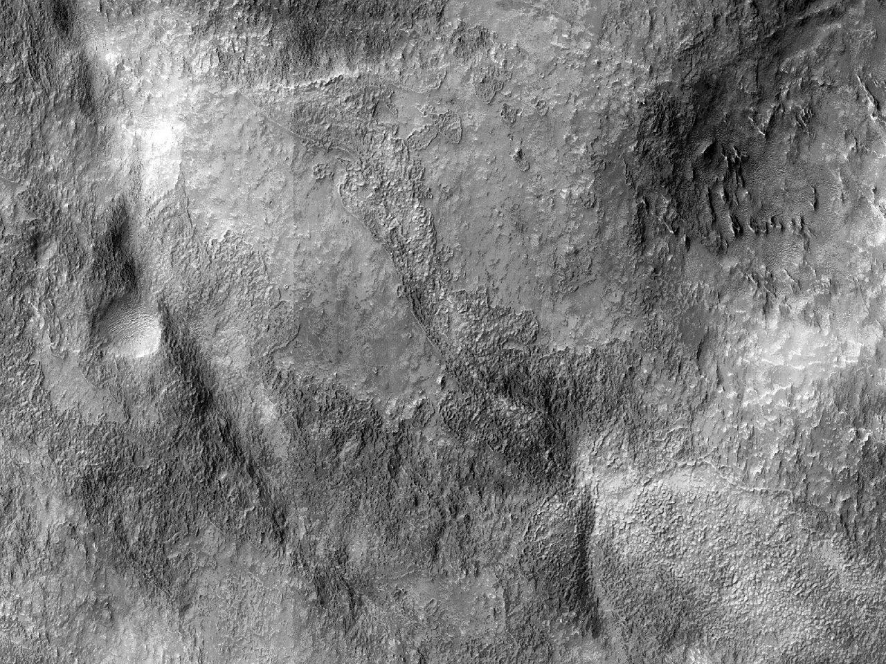 برونزد های سنگ در «هلاس پلانیتیا» (Hellas Planitia)
