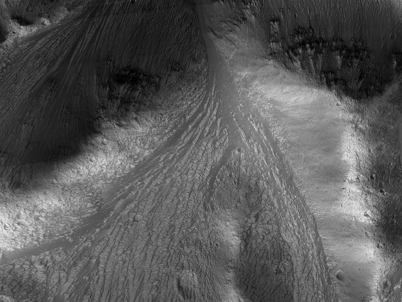 Declives em Echus Chasma