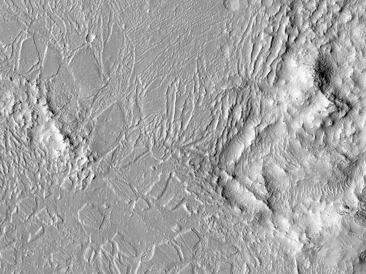 Plattlika formationer i Hrad Vallis